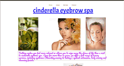 Desktop Screenshot of cinderellaeyebrows.com